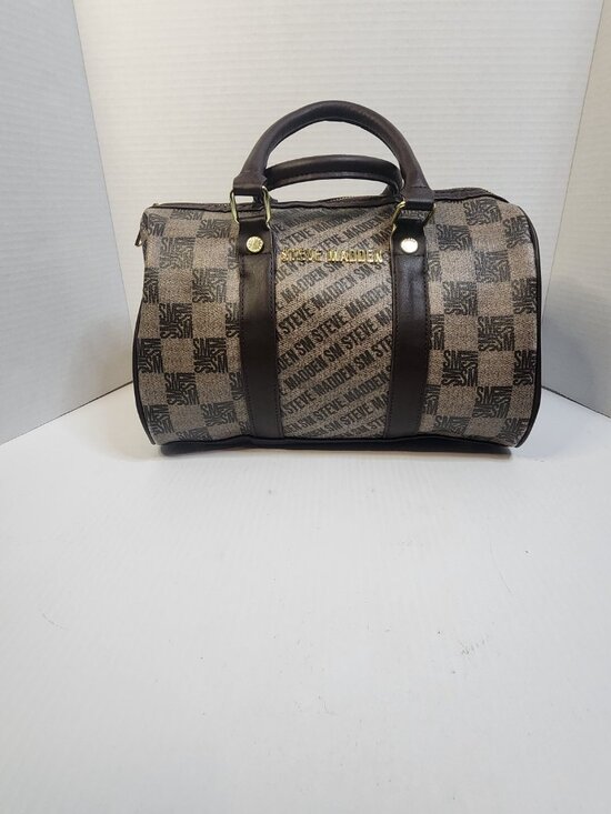 Steve Madden Handbags - Steve Madden Tan/Brown Satchel Handbag